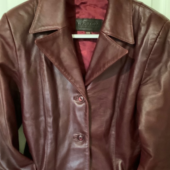 Ladies Old Hide House of Acton Leather Jacket - Picture 9 of 15